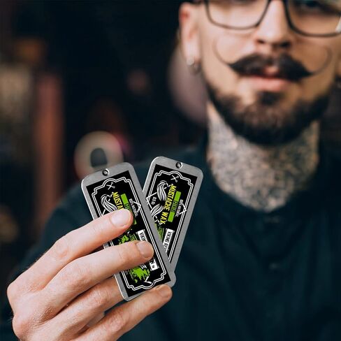 عبوتان من شمع الشارب - شمع اللحية والشارب القوي للرجال - ثبات قوي يساعد على تدريب الترويض والأناقة - روائح الحمضيات وخشب الصندل - 0.5 أونصة لكل منهما in Kuwait