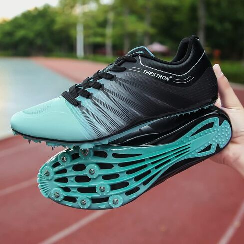 Track and Field Shoes Men Women Kids Spikes Sneakers Track Race Jumping Sneakers Girls Professional Running Nail Spikes Shoes Boys in Saudi Arabia