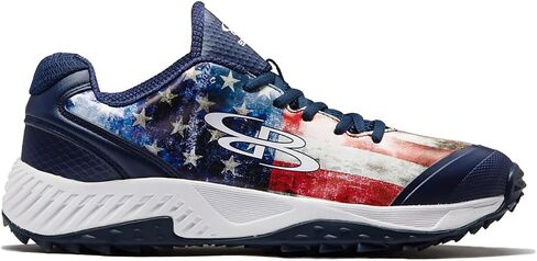 Boombah Men's Dart Flag Old Glory Turf Shoes - Multiple Sizes in Saudi Arabia