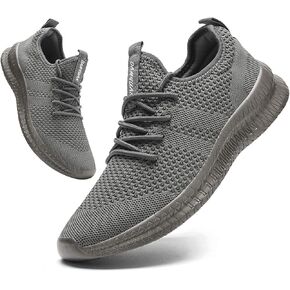 FUJEAK Men Running Shoes Men Casual Breathable Walking Shoes Sport Athletic Sneakers Gym Tennis Slip On Comfortable Lightweight Shoes