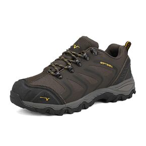 NORTIV 8 Men's Low Top Waterproof Hiking Shoes | Rubber Toe Cap, Slip-Resistant Outsole and Cushioned Comfort Provide Support for Hiking, Trekking and Outdoor Adventures in Kuwait