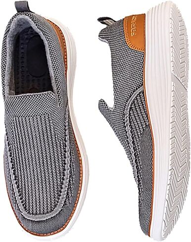 أحذية مشي رجالية من YOJANEO مصنوعة من نسيج مريح سهل الارتداء أحذية رياضية للرجال أحذية بدون كعب أنيقة للرجال in Kuwait