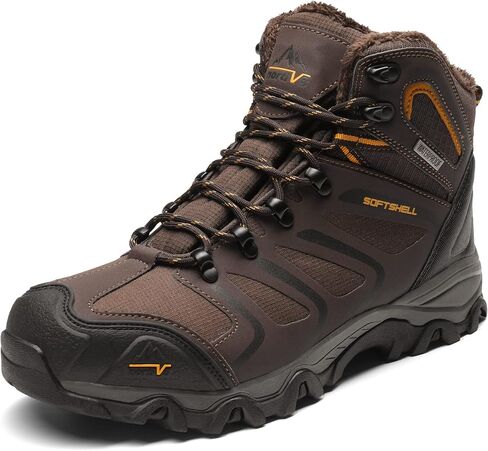 NORTIV 8 Men's Ankle High Waterproof Hiking Boots Outdoor Lightweight Shoes Trekking Trails Armadillo in Kuwait