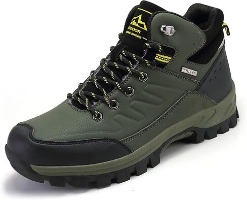 Men's Outdoor Athletic Boots Hiking Boots walking Travel High-Top Waterproof Boots Work Boots For Men in Saudi Arabia