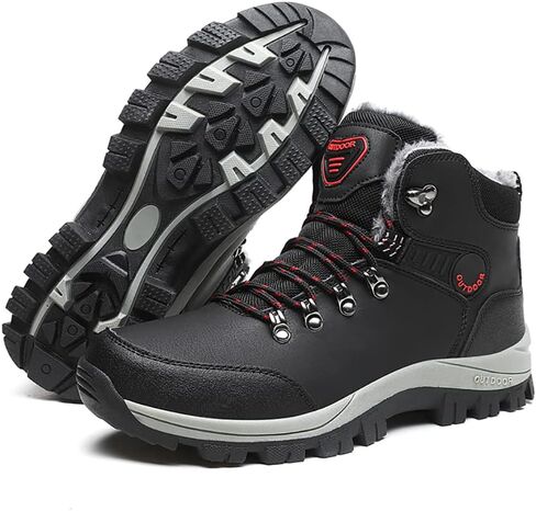 Men's Hiking Boots Snow Sports Boots High Top Outdoor Waterproof Work Boots in Saudi Arabia