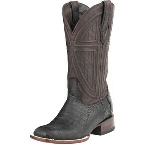Stetson Men's Caiman Belly Western Boot Square Toe in Saudi Arabia
