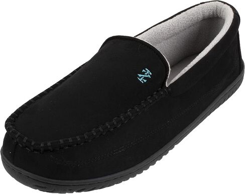 IZOD Men's Two-Tone Moccasin Slipper, Warm Soft Classic Slip-On, Men's Sizes 8 to 13 in Saudi Arabia
