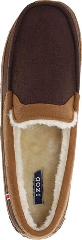 IZOD Men's Two-Tone Moccasin Slipper, Warm Soft Classic Slip-On, Men's Sizes 8 to 13 in Saudi Arabia