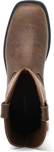 Mens Cowboy Boots - Square Toe Cowboy Boots for Men Traditional Mens Western Boots - Mens Boots Square Toe Style - Cowboy Work Boots Men - Cowboys Boots in Saudi Arabia