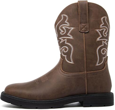 Mens Cowboy Boots - Square Toe Cowboy Boots for Men Traditional Mens Western Boots - Mens Boots Square Toe Style - Cowboy Work Boots Men - Cowboys Boots in Saudi Arabia