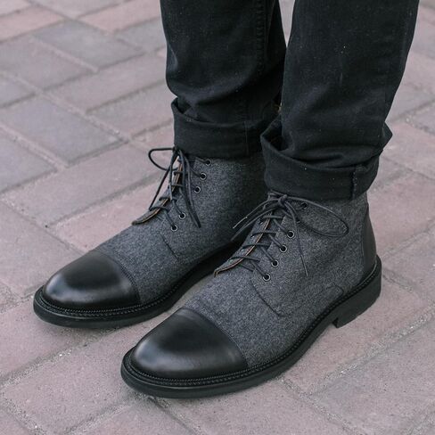 TAFT Jack Boot Handcrafted Leather and Wool Men's Dress Boot in Kuwait