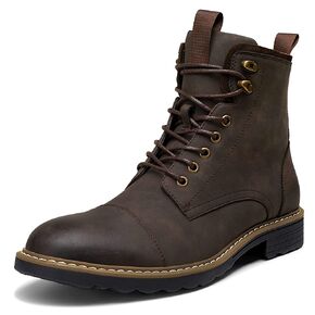 Vostey Mens Boots Motorcycle Casual Boots For Men Waterproof Chukka Boots Mens in Kuwait