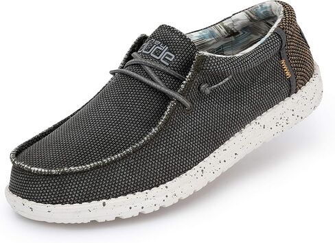 Hey Dude Men's Wally Kite Various Sizes and Colors | Men’s Shoes | Men's Lace-Up Loafers | Lightweight and Comfortable in Saudi Arabia