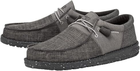 Hey Dude Men's Wally Kite Various Sizes and Colors | Men’s Shoes | Men's Lace-Up Loafers | Lightweight and Comfortable in Saudi Arabia
