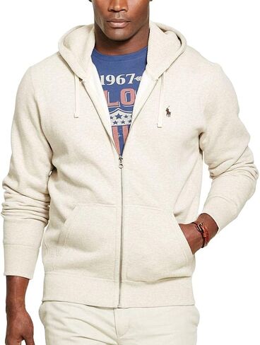 POLO RALPH LAUREN Men's Classic Full Zip Signature Fleece Hoodie Sweatshirt in Kuwait