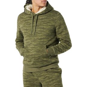 Amazon Essentials Men's Sherpa-Lined Pullover Hoodie Sweatshirt in Saudi Arabia