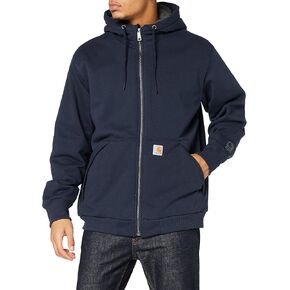 سويت شيرت Carhartt للرجال من Rain Defender ذو مقاس مريح متوسط ​​الوزن ومبطن بسحاب كامل in Saudi Arabia