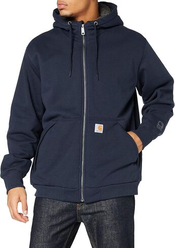 سويت شيرت Carhartt للرجال من Rain Defender ذو مقاس مريح متوسط ​​الوزن ومبطن بسحاب كامل in Saudi Arabia