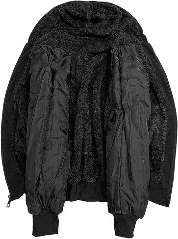 SWISSWELL Men Hoodies Zip Up Fleece Jacket Heavyweight Sherpa Lined Hooded Sweatshirt Warm Thick Winter Coat in Saudi Arabia