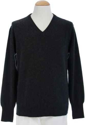 Shephe 4 Ply Men's V Neck Cashmere Sweater in Kuwait