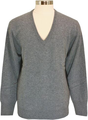 Shephe 4 Ply Men's V Neck Cashmere Sweater in Kuwait