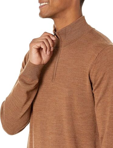 Goodthreads Men's Lightweight Merino Wool Quarter-Zip Sweater in Saudi Arabia