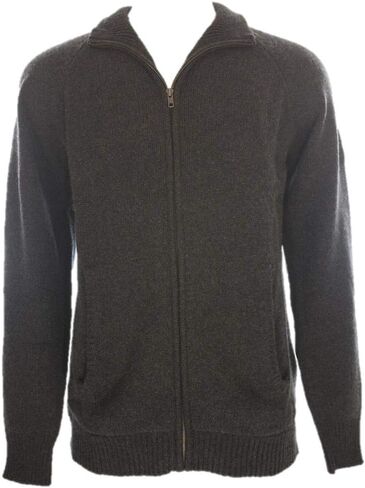 Shephe 10 Ply Men's Cardigan Cashmere Sweater Solid Color in Saudi Arabia