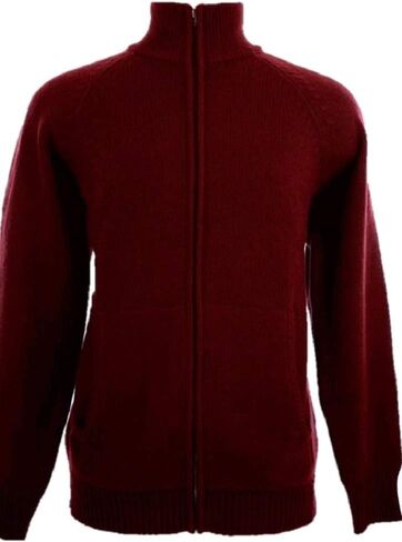 Shephe 10 Ply Men's Cardigan Cashmere Sweater Solid Color in Saudi Arabia
