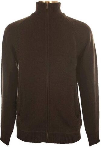Shephe 10 Ply Men's Cardigan Cashmere Sweater Solid Color in Saudi Arabia