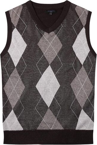 Gioberti Mens Super Soft Diamond Knitted Sleeveless Vest in Kuwait