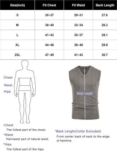PJ PAUL JONES Men's V Neck Sweater Vest Cable Knitted Pullover Sweaters Vest in Saudi Arabia