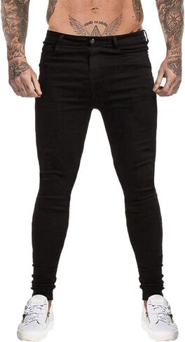 GINGTTO Men's Ripped Jeans Slim Fit Skinny Stretch Jeans Pants in Saudi Arabia