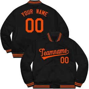 Custom Men/Women/Youth Varsity Baseball Jacket Sportswear Coat Stitched Personalized Name Number in Saudi Arabia