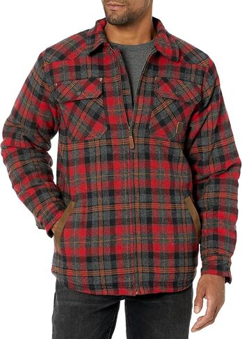 Legendary Whitetails Men's Tough as Buck Berber Lined Flannel Shirt Jacket in Saudi Arabia