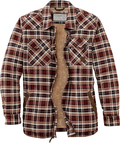 Legendary Whitetails Men's Tough as Buck Berber Lined Flannel Shirt Jacket in Saudi Arabia