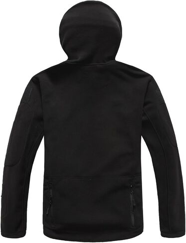 MAGCOMSEN Men's Hoodie Fleece Jacket 6 Zip-Pockets Warm Winter Jacket Military Tactical Jacket in Saudi Arabia