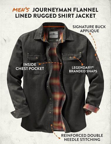 Legendary Whitetails Men's Journeyman Shirt Jacket in Saudi Arabia