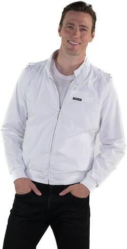 Members Only Classic Iconic Racer Lightweight Bomber Jackets Unisex in Kuwait