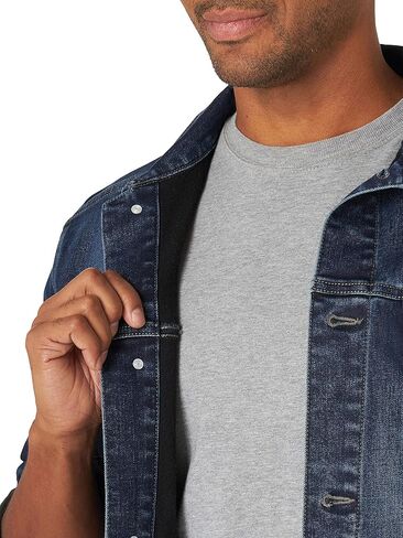 سترة Wrangler Authentics للرجال مبطنة بالصوف من قماش الدنيم in Kuwait