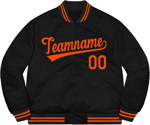 Custom Men/Women/Youth Varsity Baseball Jacket Sportswear Coat Stitched Personalized Name Number in Saudi Arabia