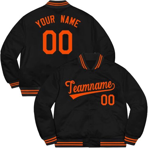 Custom Men/Women/Youth Varsity Baseball Jacket Sportswear Coat Stitched Personalized Name Number in Saudi Arabia