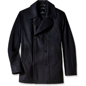Nautica Men's Big & Tall Wool-Blend Peacoat