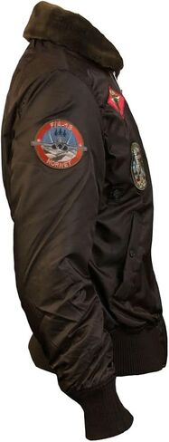 Top Gun Official B-15 Men’s Flight Bomber Jacket with Patches in Kuwait
