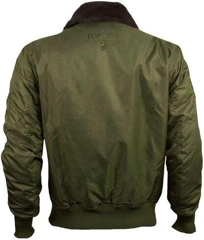 Top Gun Official B-15 Men’s Flight Bomber Jacket with Patches in Kuwait