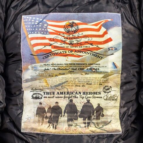 Top Gun Official B-15 Men’s Flight Bomber Jacket with Patches in Kuwait