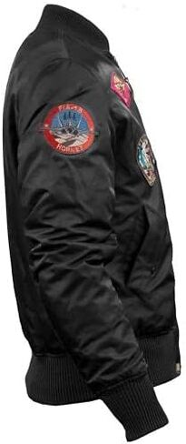 Top Gun® MA-1 Nylon Bomber Jacket with Patches in Kuwait