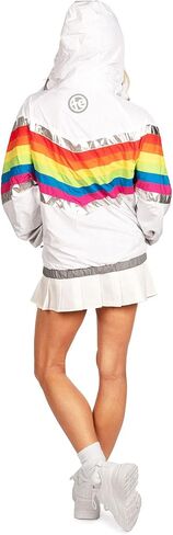 سترات مقاومة للرياح من Tipsy Elves - سترة واقية من الرياح بغطاء للرأس تعود إلى فترة الثمانينات in Kuwait