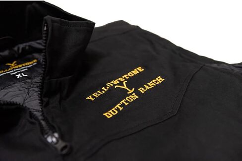 Yellowstone Dutton Ranch Vest, Black in Kuwait