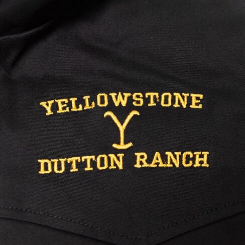 Yellowstone Dutton Ranch Vest, Black in Kuwait
