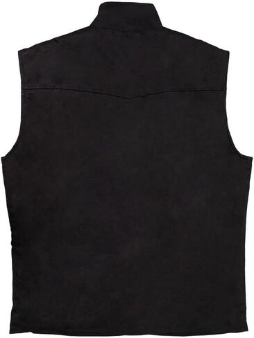Yellowstone Dutton Ranch Vest, Black in Kuwait